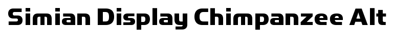 Simian Display-Chimpanzee Alt