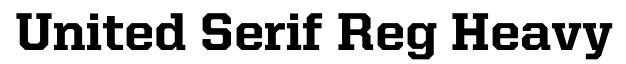 United Serif Reg Heavy