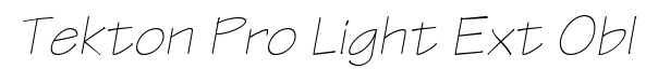 Tekton Pro Light Extended Oblique