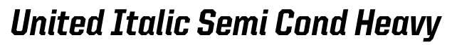 United Italic Semi Cond Heavy