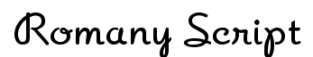 Romany Script