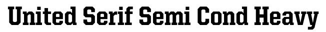 United Serif Semi Cond Heavy