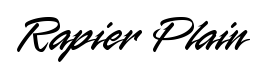 Rapier Plain