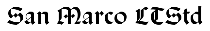 San Marco LT Std Roman