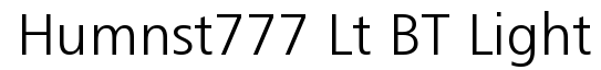 Humnst777 Lt BT Light