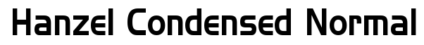 Hanzel Condensed Normal