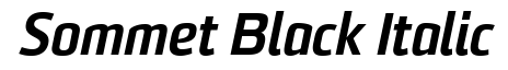 Sommet Black Italic