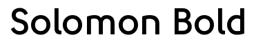 Solomon Bold
