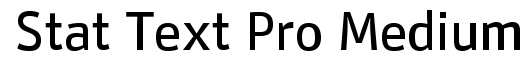 Stat Text Pro Medium