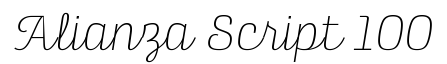 Alianza Script 100