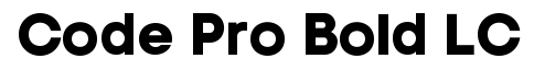 Code Pro Bold LC