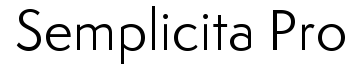Semplicita Pro Regular