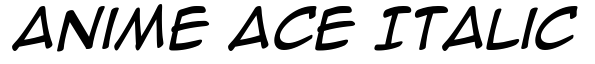 Anime Ace Italic