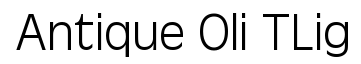 Antique Oli TLig