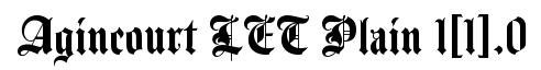 Agincourt LET Plain:1.0