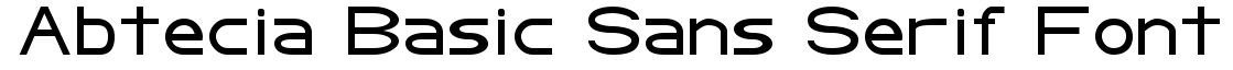 Abtecia Basic Sans Serif Font