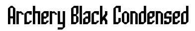 Archery Black Condensed