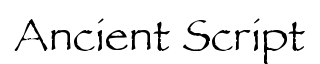Ancient Script