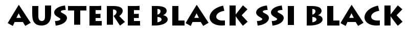 Austere Black SSi Black