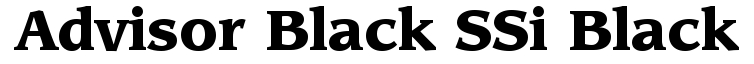 Advisor Black SSi Black