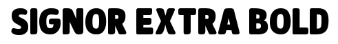 Signor-Extra Bold