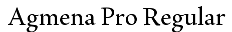 Agmena Pro Regular