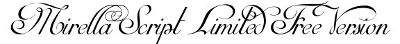 Mirella Script Limited Free Version.vfb