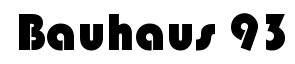Bauhaus 93
