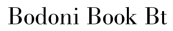 Bodoni Book BT