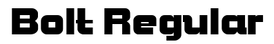 Bolt Regular