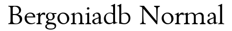 Bergonia DB Normal