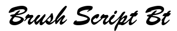 Brush Script BT