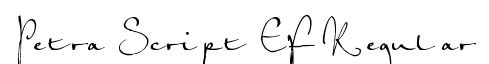 Petra Script EF-Regular