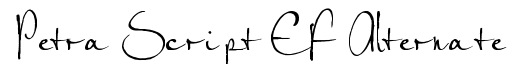 Petra Script EF-Alternate