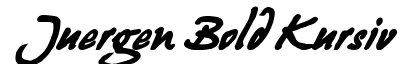Juergen Bold Kursiv
