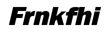 Frankfurt Heavy Italic