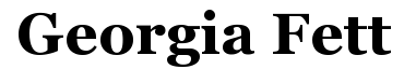 Georgia Bold