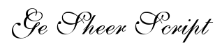 GE Sheer Script