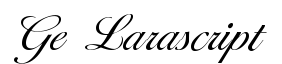 GE Lara Script