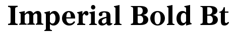 Imperial Bold BT