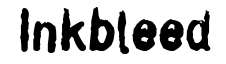 Inkbleed