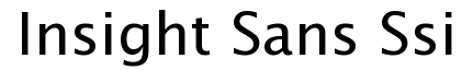 Insight Sans SSi