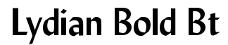 Lydian Bold BT