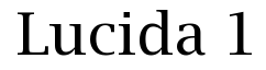 Lucida Bright