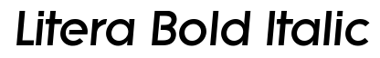 Litera Bold Italic