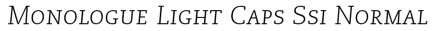Monologue Light Caps SSi Normal