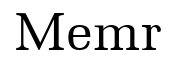 Memoir Regular
