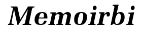 Memoir Fed Kursiv