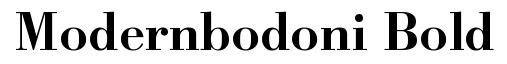 Modern Bodoni-Bold