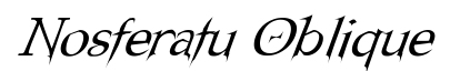 Nosferatu Oblique